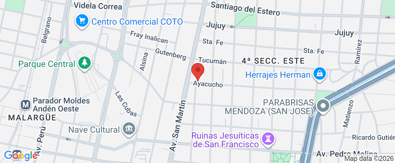 Mapa de la ubicación