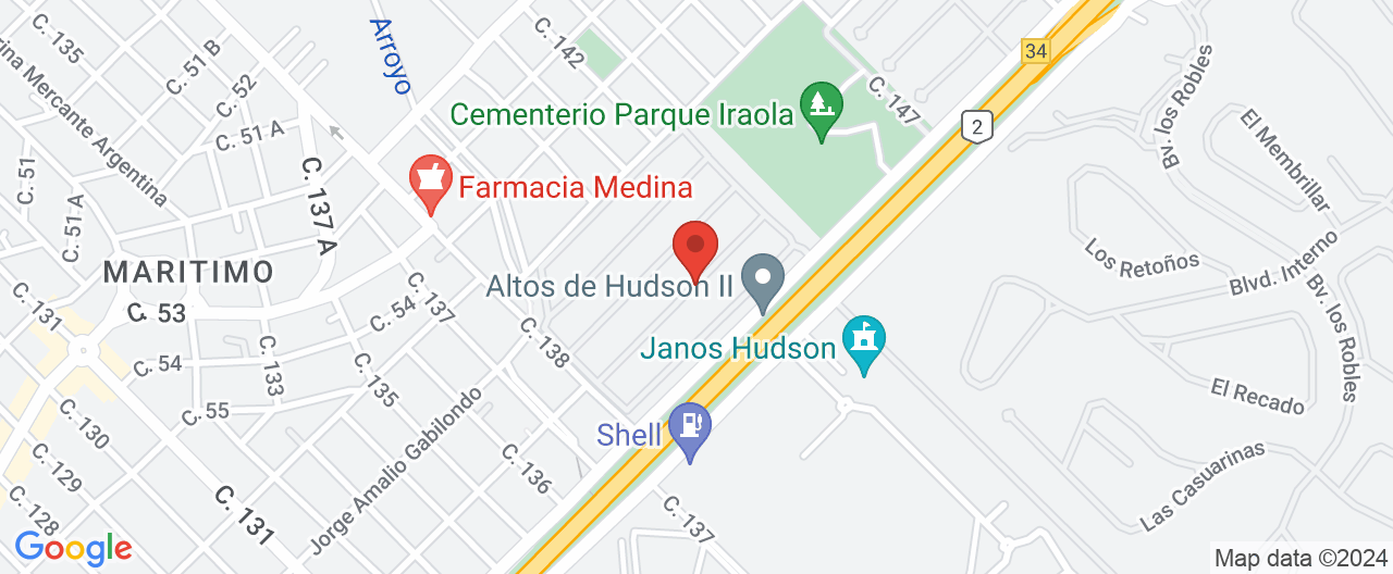 Mapa de la ubicación