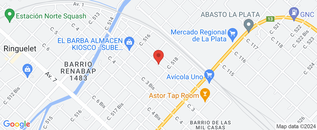 Mapa de la ubicación