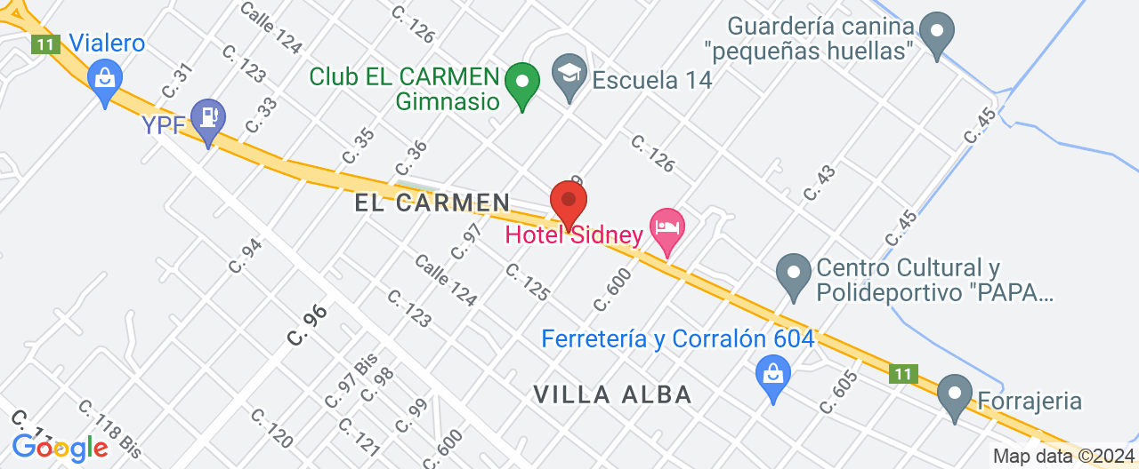 Mapa de la ubicación