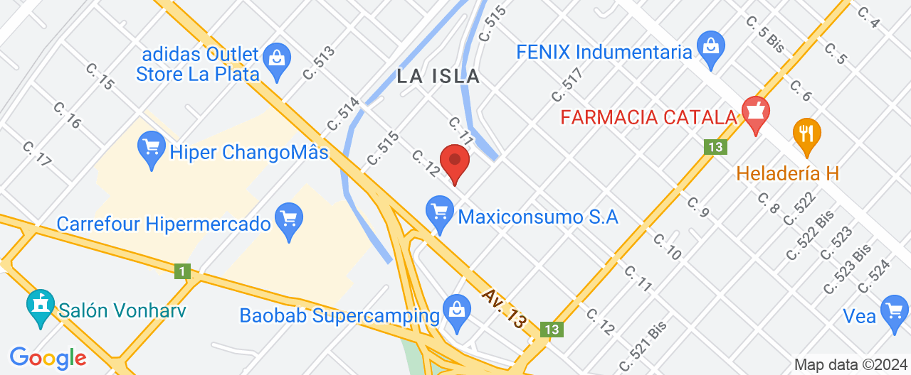 Mapa de la ubicación