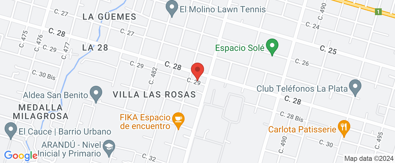 Mapa de la ubicación