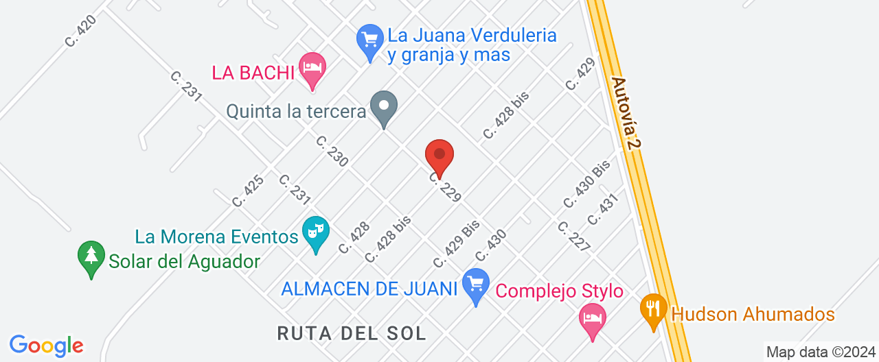 Mapa de la ubicación