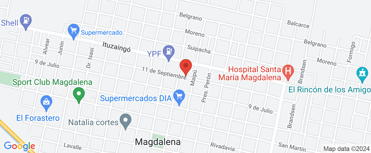 Mapa de la ubicación