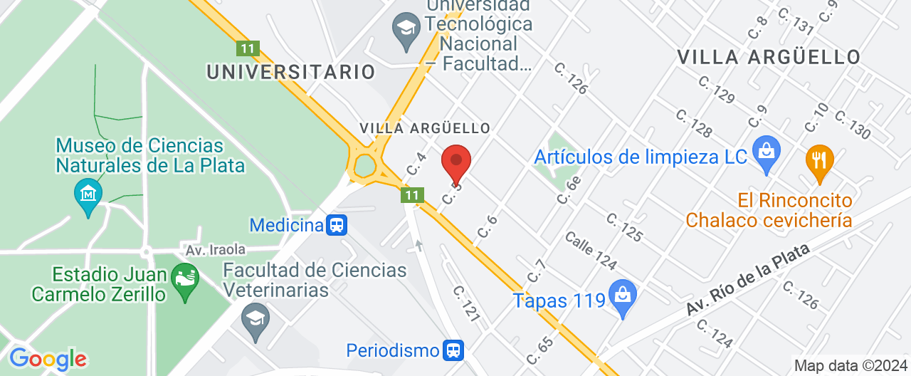 Mapa de la ubicación