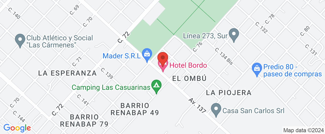 Mapa de la ubicación