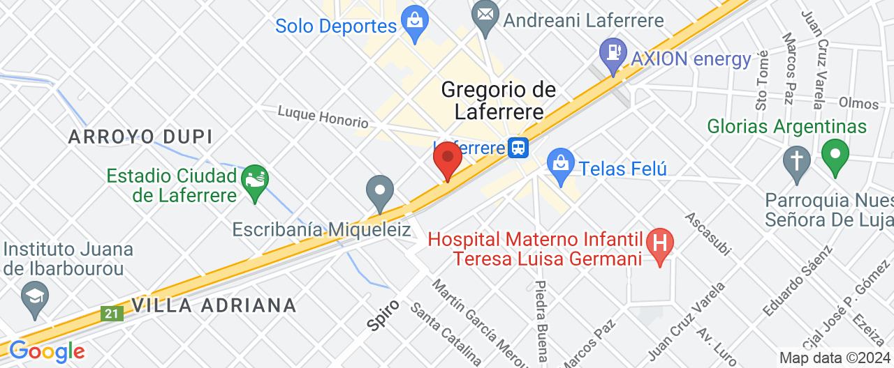 Mapa de la ubicación