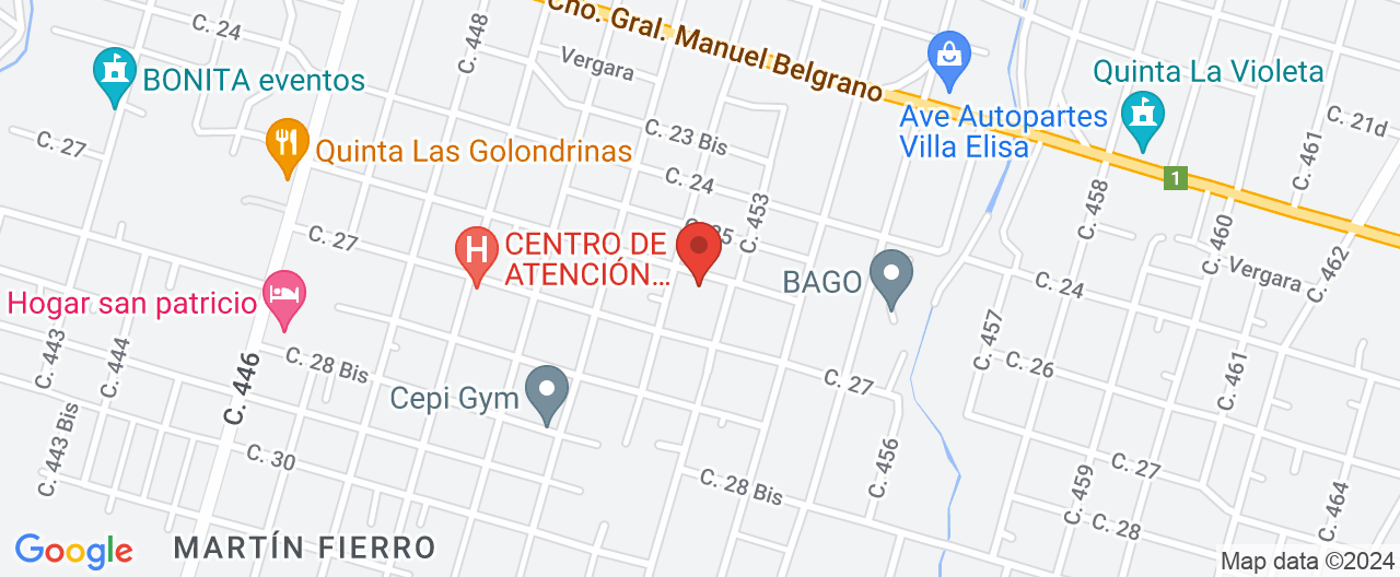 Mapa de la ubicación