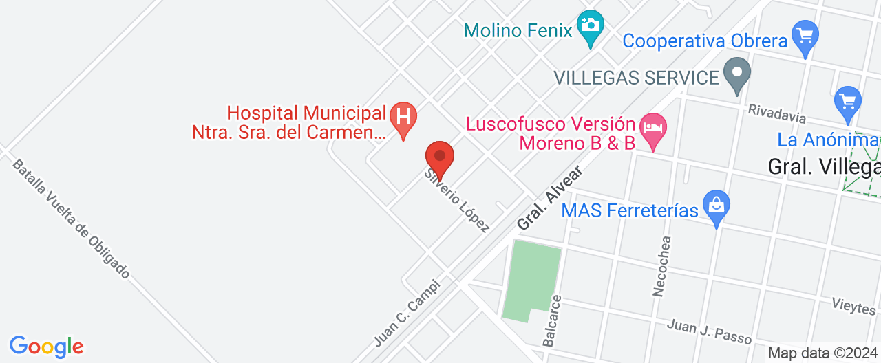 Mapa de la ubicación