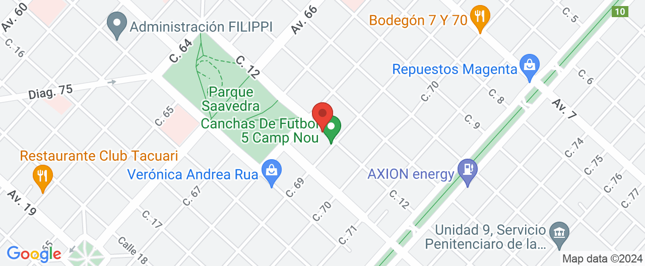 Mapa de la ubicación