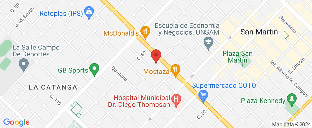Mapa de la ubicación