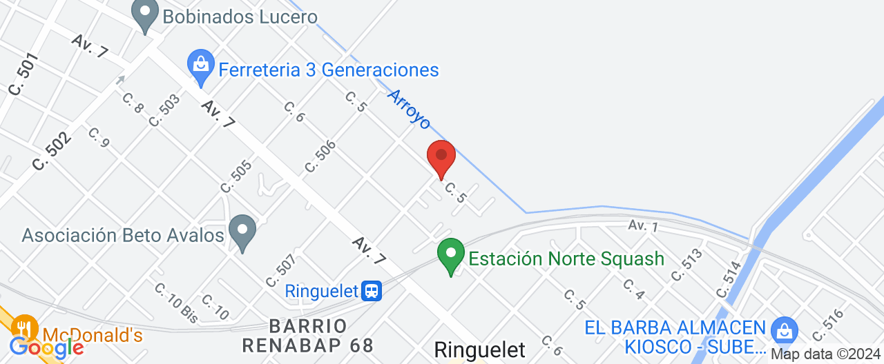 Mapa de la ubicación