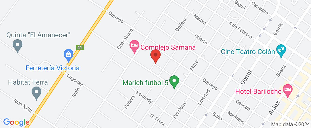Mapa de la ubicación