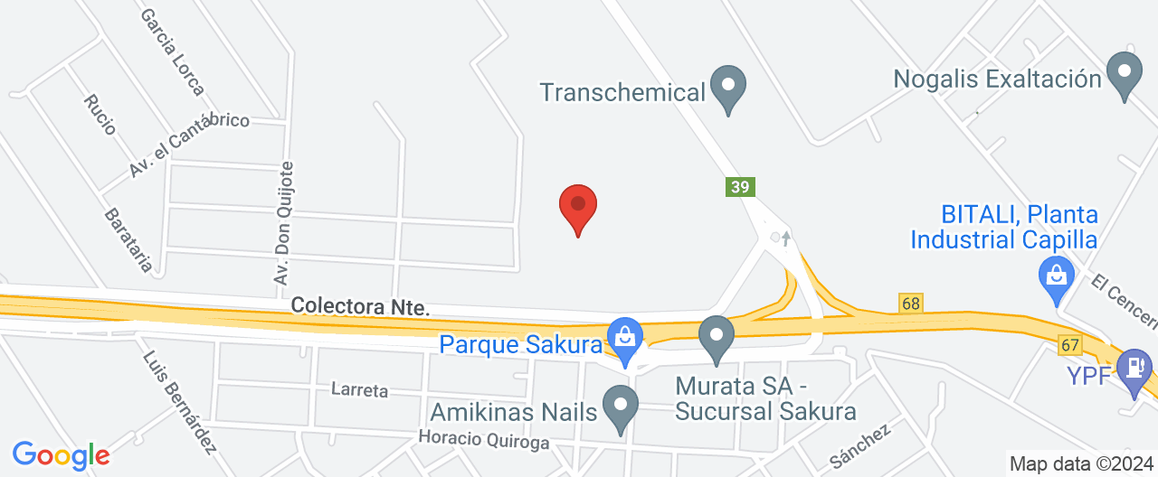 Mapa de la ubicación