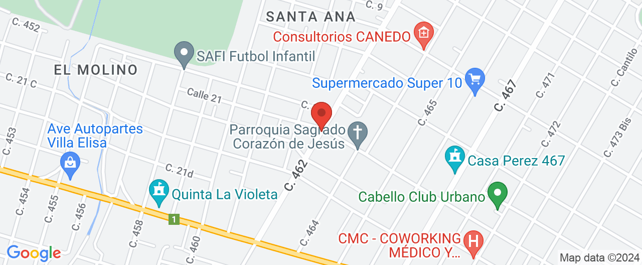 Mapa de la ubicación