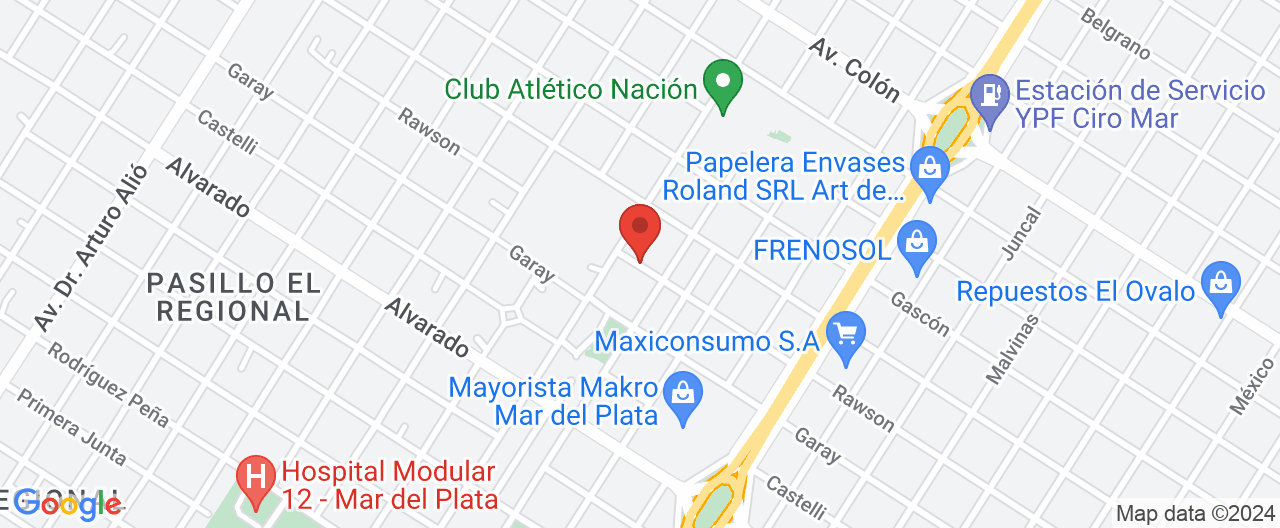 Mapa de la ubicación