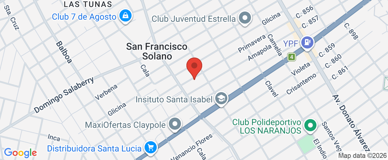 Mapa de la ubicación