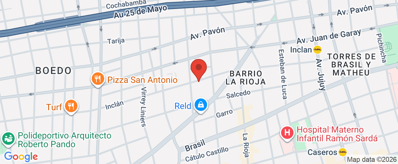 Mapa de la ubicación