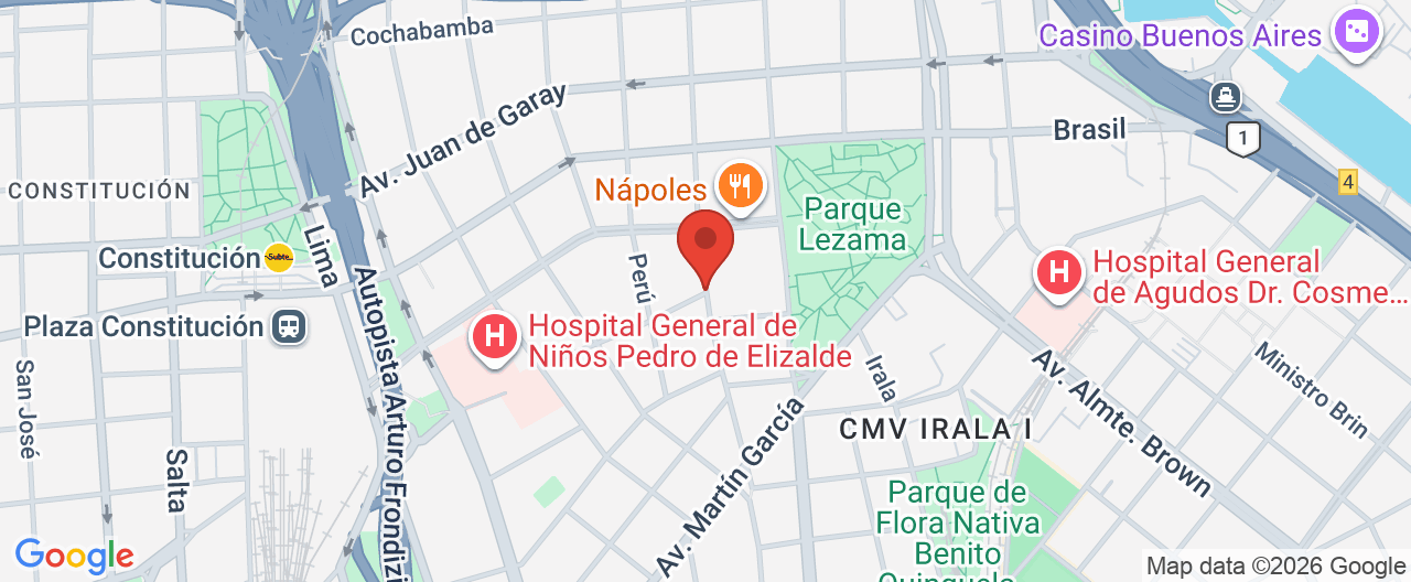 Mapa de la ubicación
