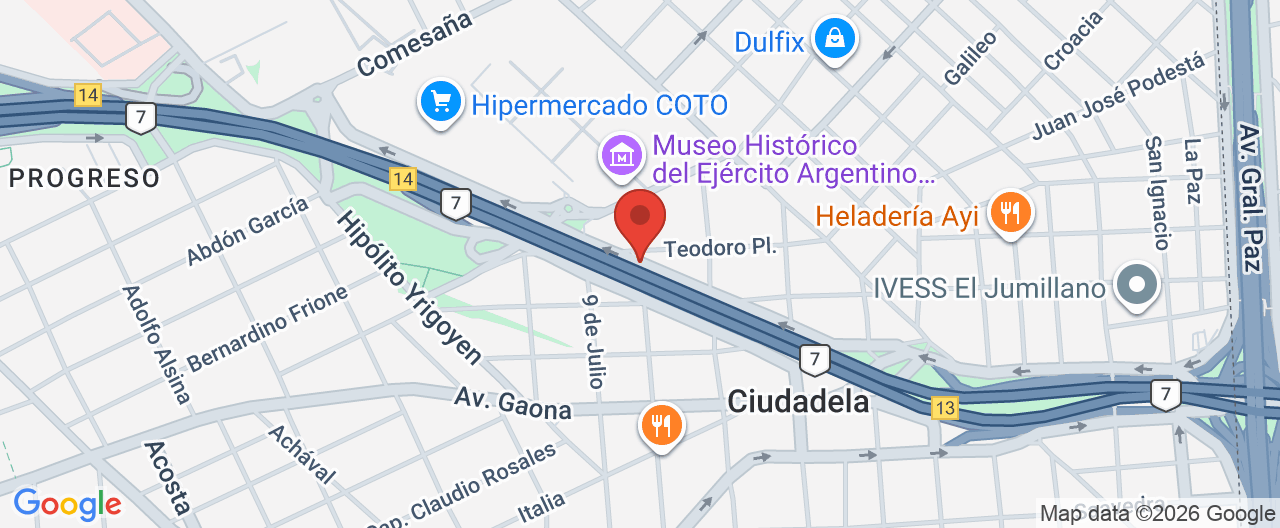 Mapa de la ubicación