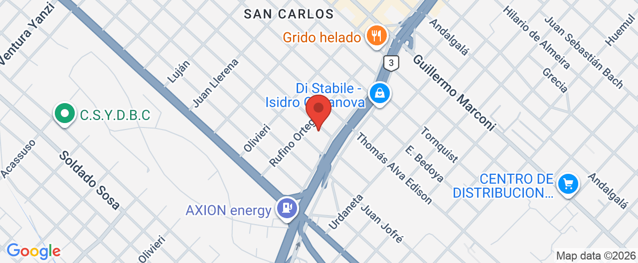 Mapa de la ubicación