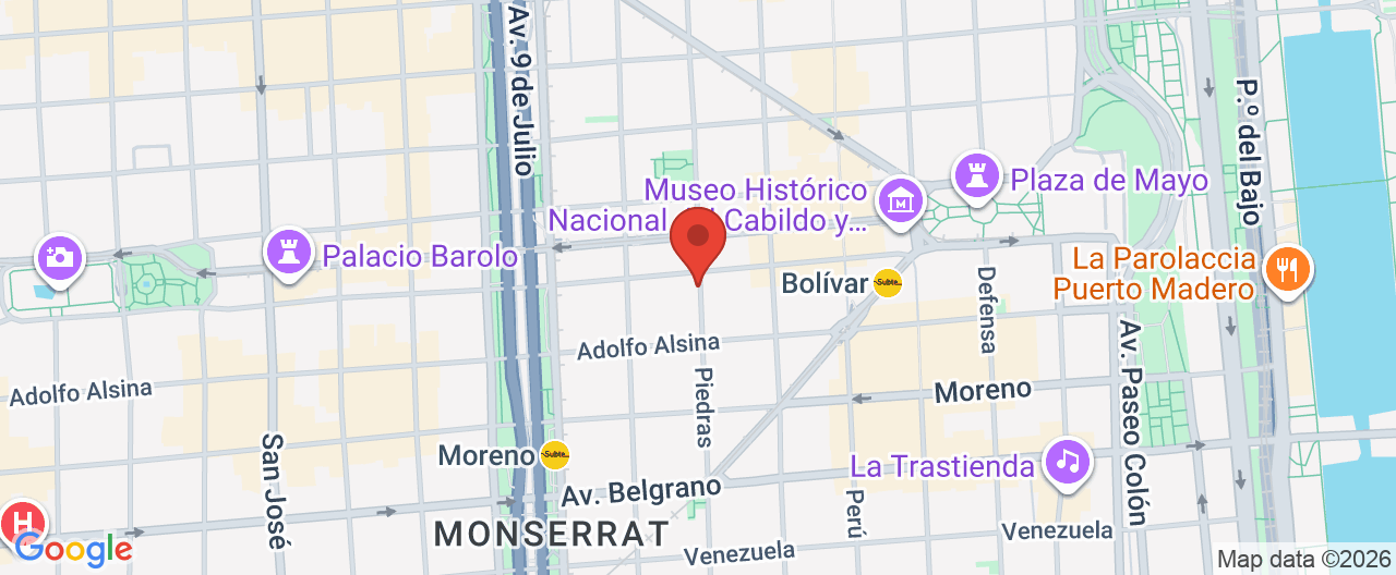 Mapa de la ubicación