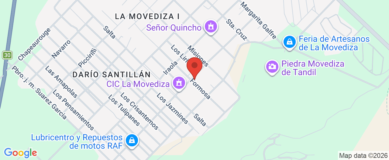 Mapa de la ubicación