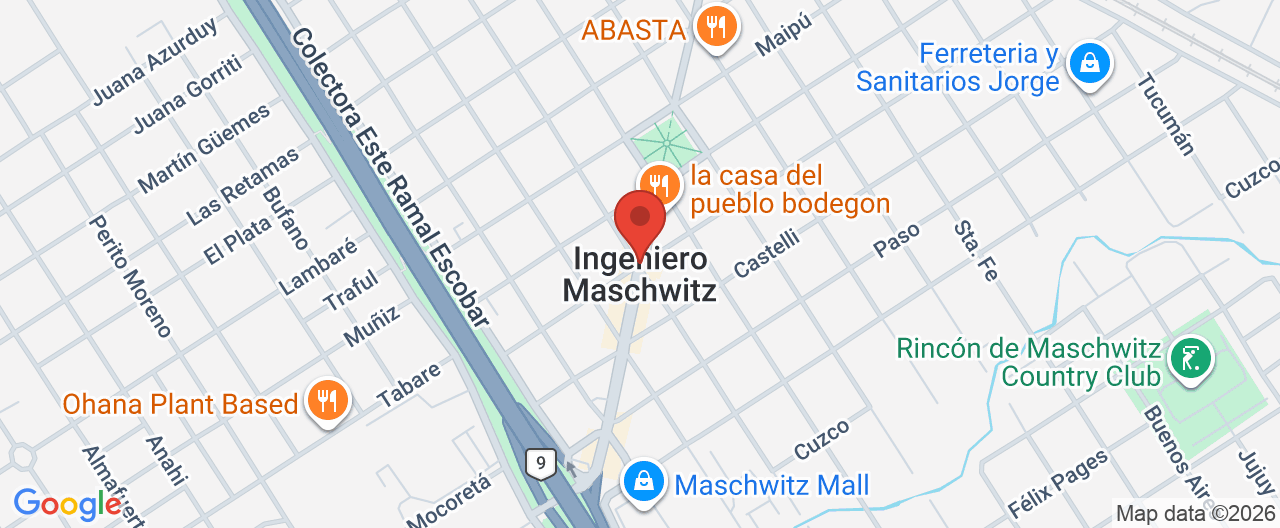 Mapa de la ubicación