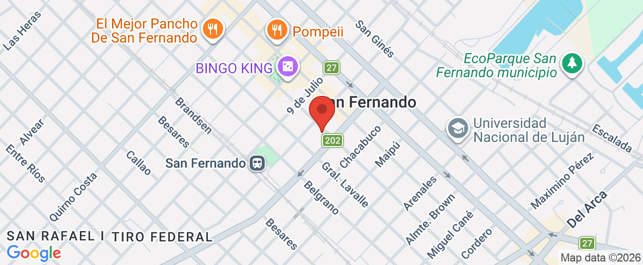 Mapa de la ubicación