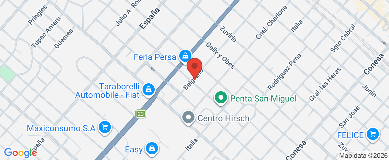 Mapa de la ubicación