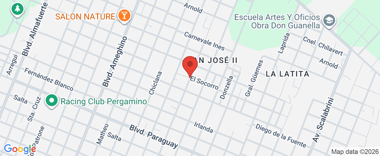Mapa de la ubicación