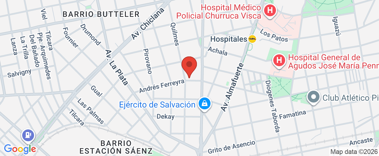 Mapa de la ubicación