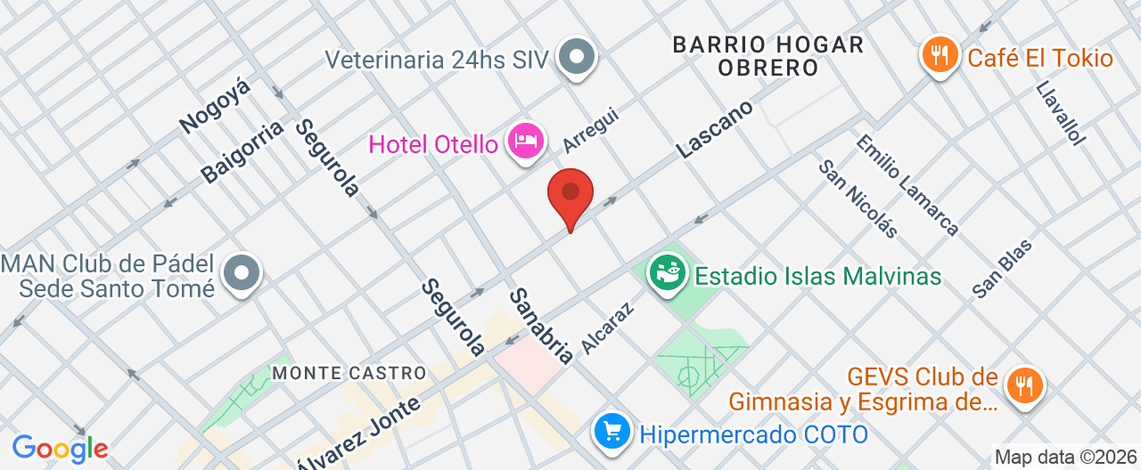 Mapa de la ubicación