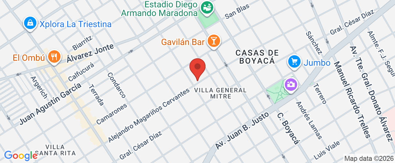 Mapa de la ubicación