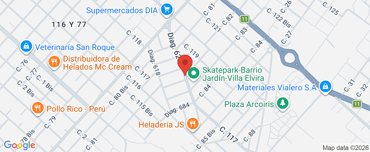 Mapa de la ubicación