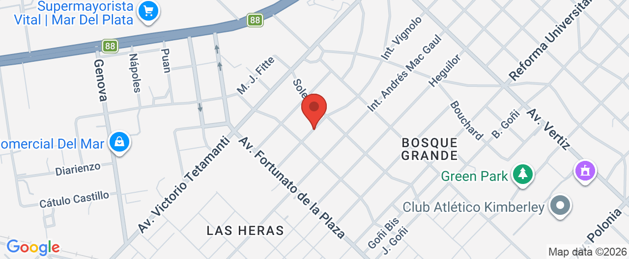 Mapa de la ubicación
