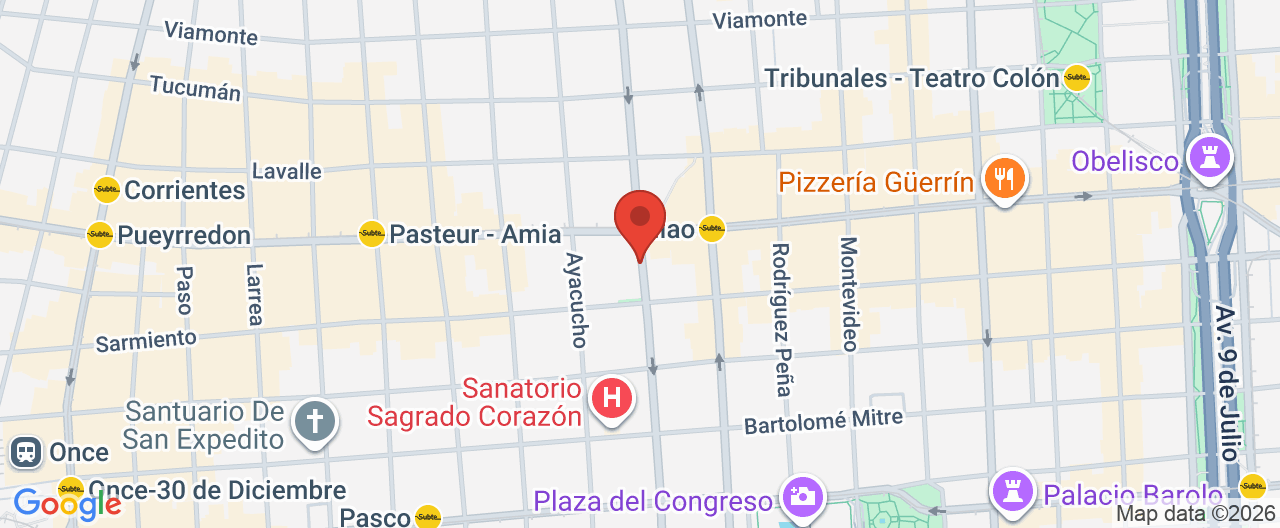 Mapa de la ubicación