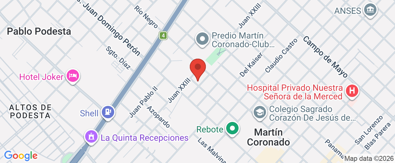 Mapa de la ubicación