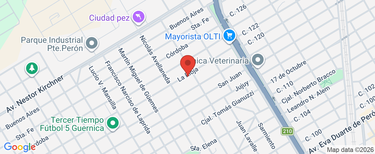 Mapa de la ubicación