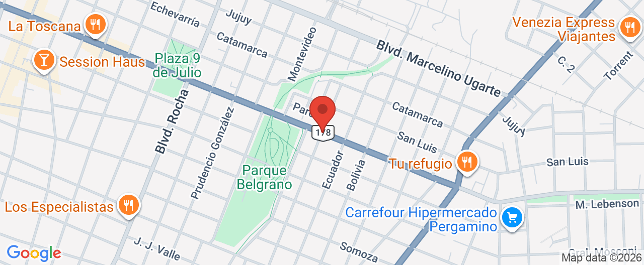 Mapa de la ubicación
