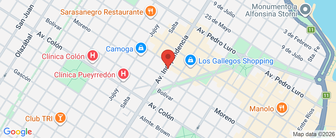 Mapa de la ubicación