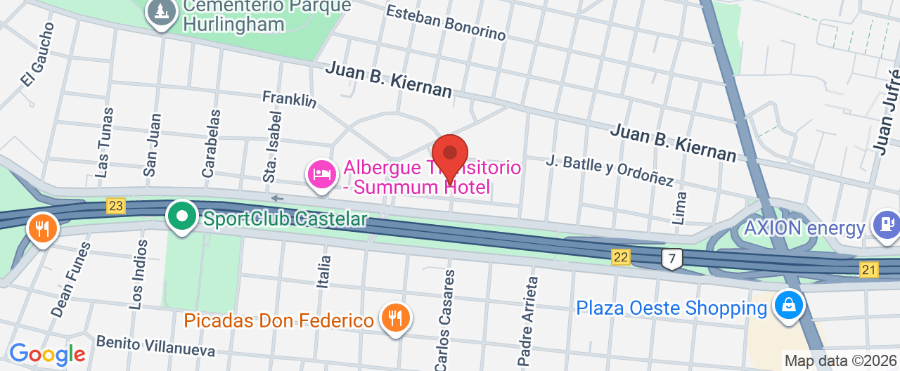 Mapa de la ubicación