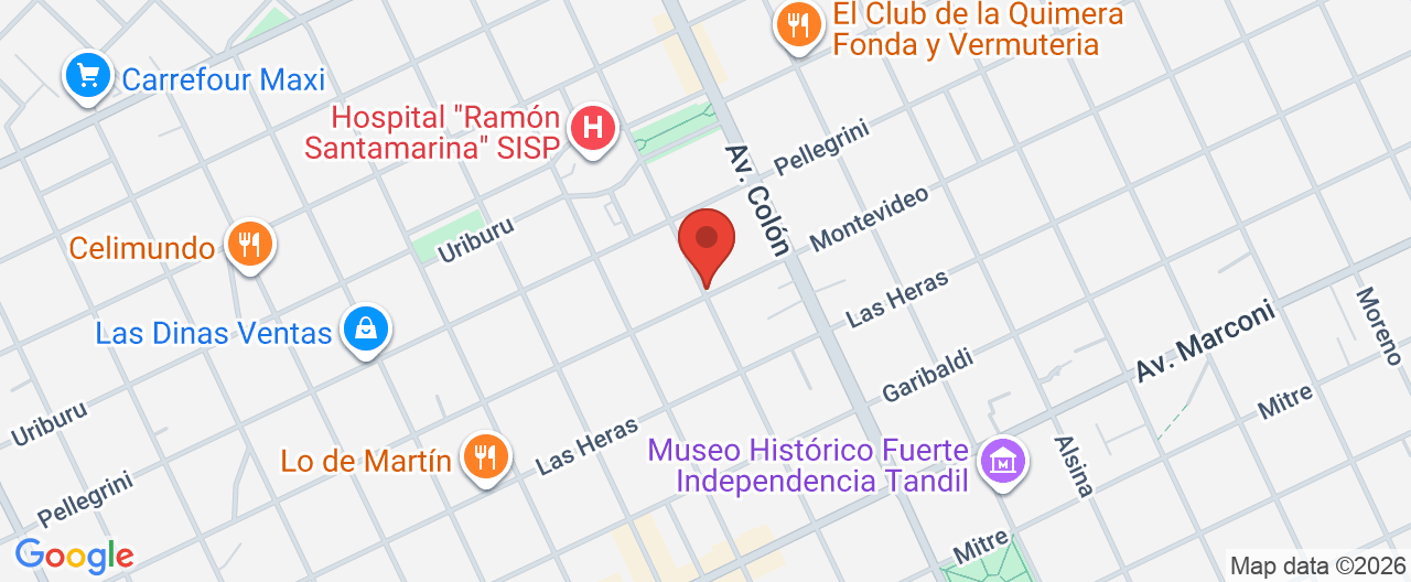 Mapa de la ubicación
