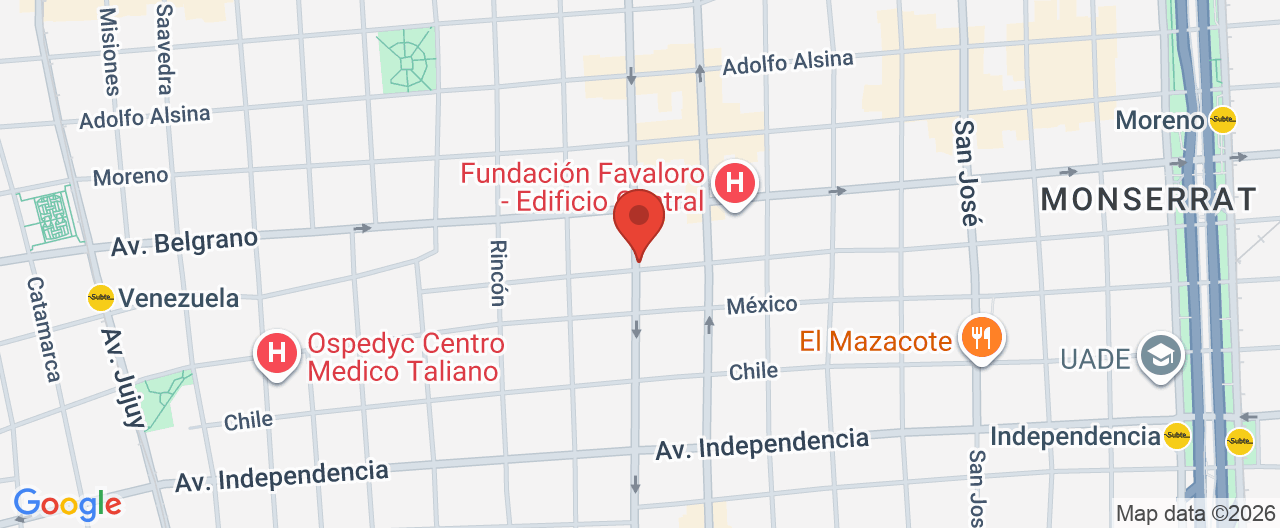 Mapa de la ubicación