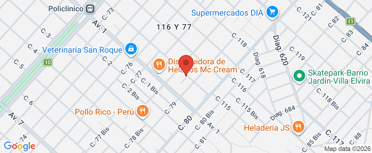 Mapa de la ubicación