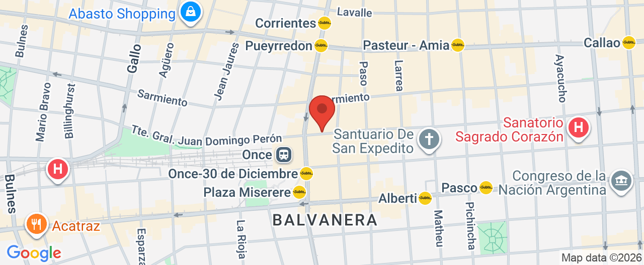 Mapa de la ubicación