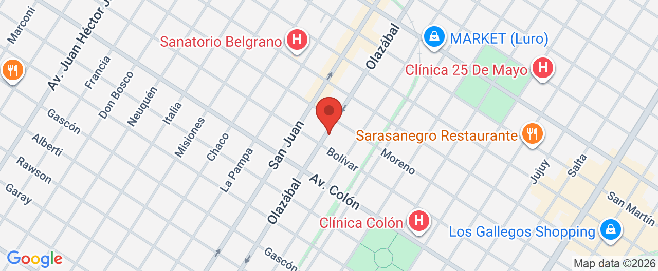 Mapa de la ubicación