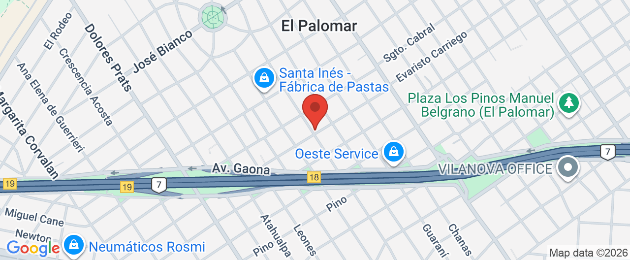 Mapa de la ubicación