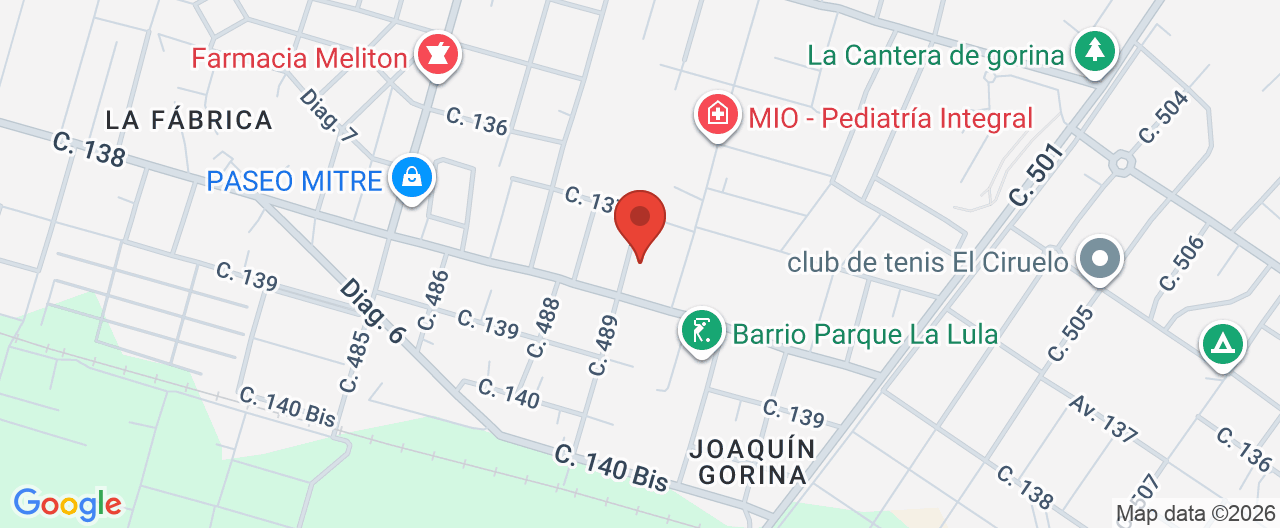 Mapa de la ubicación