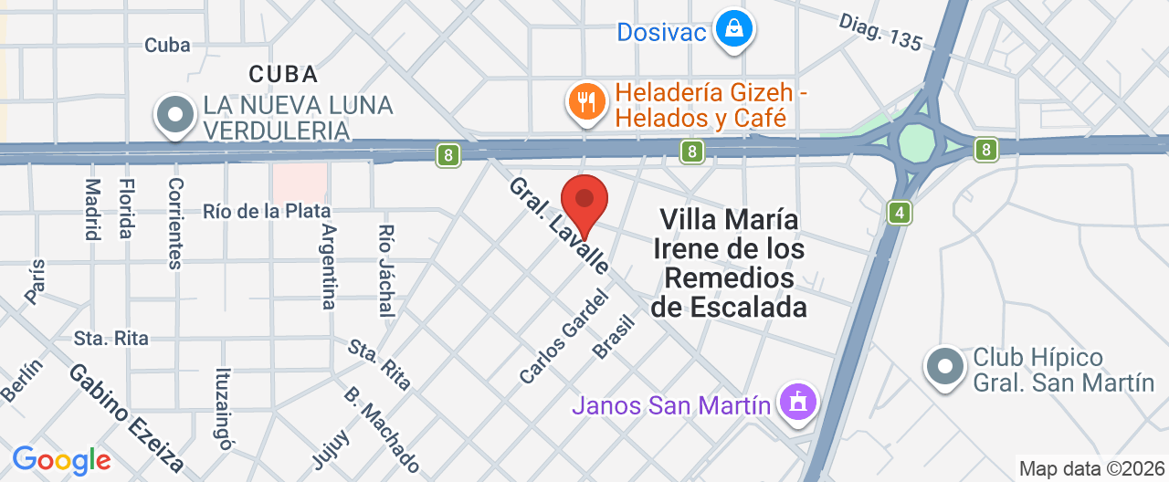 Mapa de la ubicación